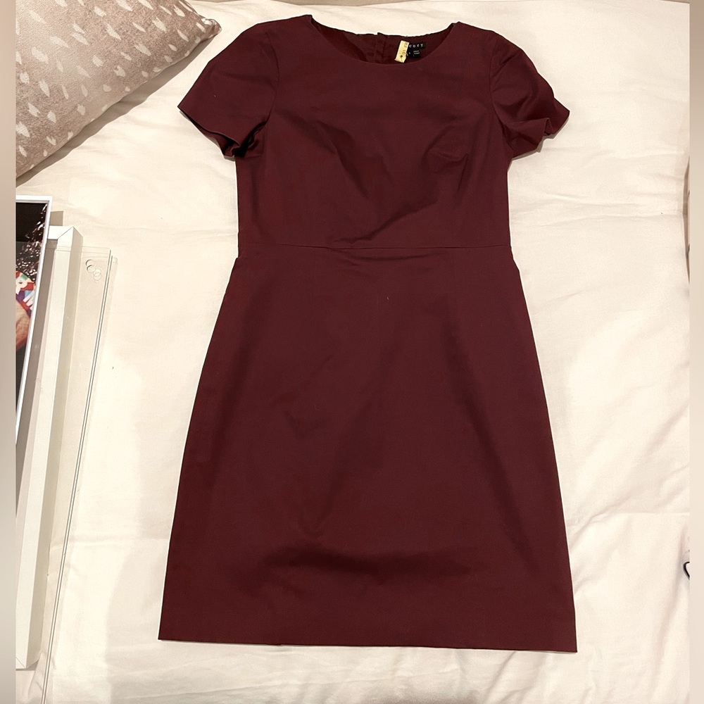 Theory Cassii Betide Knee Length Sheath Dress 6